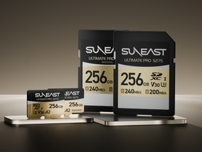 SUNEAST、最大250MB/秒のSD/microSDカード　対応環境でUHS-I以上の転送速度に