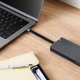 「取り回しの良いUSB4対応の短尺13cmフラットケーブル　100W給電や8K出力も」の画像1