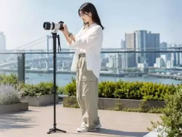 VANGUARD、折りたたみ式三脚ベースを備えたカーボン一脚　野鳥・スポーツ向けの「レベリングアダプター」付属モデルも