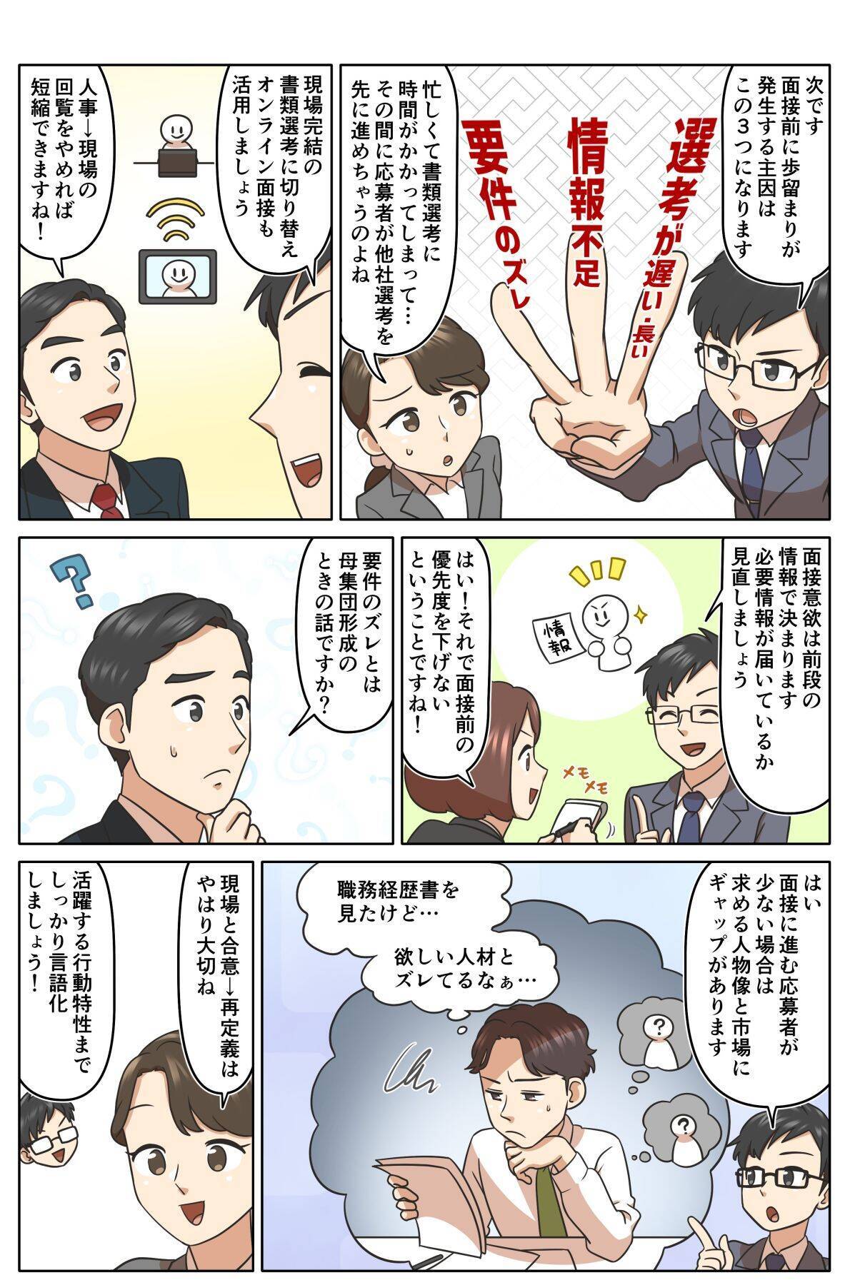 【マンガから学ぶ】応募が集まらない・面接に進まない・入社承諾されない…あるある採用課題と解決法 -第17話-