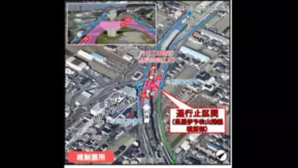 松山外環状道路で県道２２号またぐ橋梁設置工事へ　２月上旬に夜間工事　交差部が通行止めに【愛媛】