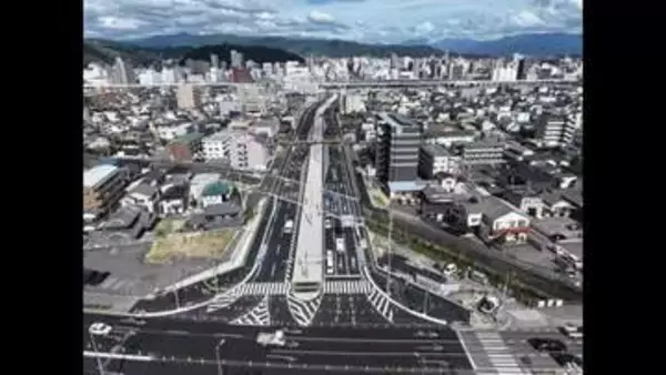 松山で「南江戸線」９月１４日に開通　ＪＲ松山駅西側とフライブルク通り結ぶ道路　アクセス向上へ【愛媛】