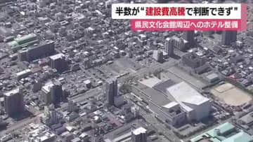 愛媛県民文化会館周辺の県有地に「ホテル建設」事業者約半数が集客や建築費で「判断できない」【愛媛】