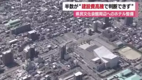 愛媛県民文化会館周辺の県有地に「ホテル建設」事業者約半数が集客や建築費で「判断できない」【愛媛】