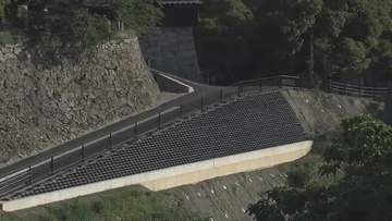 「裏も周回できるように」松山城・城山の登城道が全面通行可能に　土砂崩れの復旧工事が完了【愛媛】