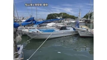 松山沖の島で無人漁船　船長の男性（８０代）発見　病院で死亡確認【愛媛】