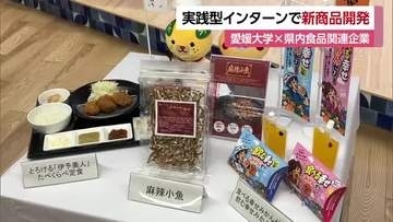 「麻辣小魚」「みかんゼリー」“愛媛大の学生×食品関連企業”　インターンシップで商品開発【愛媛】