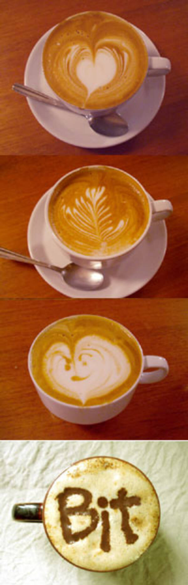 飲むのが惜しい デザインカプチーノの世界 06年1月6日 エキサイトニュース