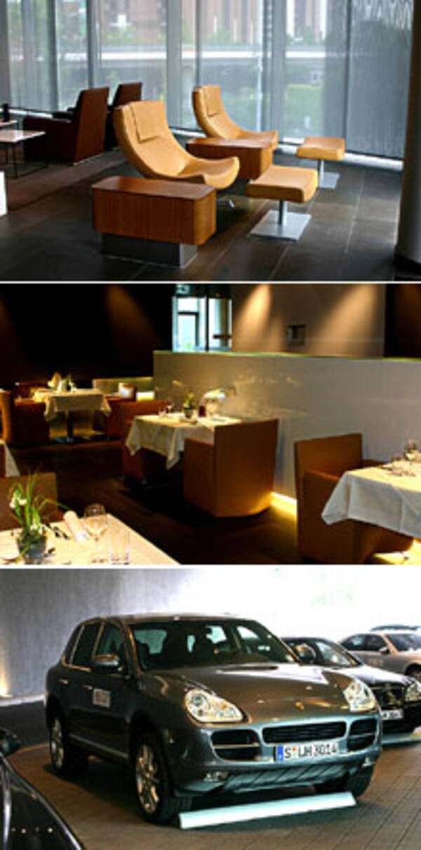 ポルシェがお出迎え！　ファーストクラス専用ターミナル