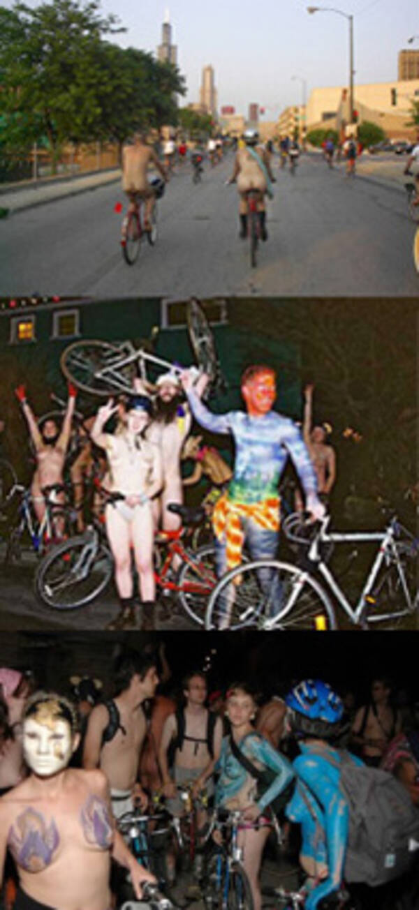 裸自転車イベントで裸になれなかった人たちは 05年6月17日 エキサイトニュース