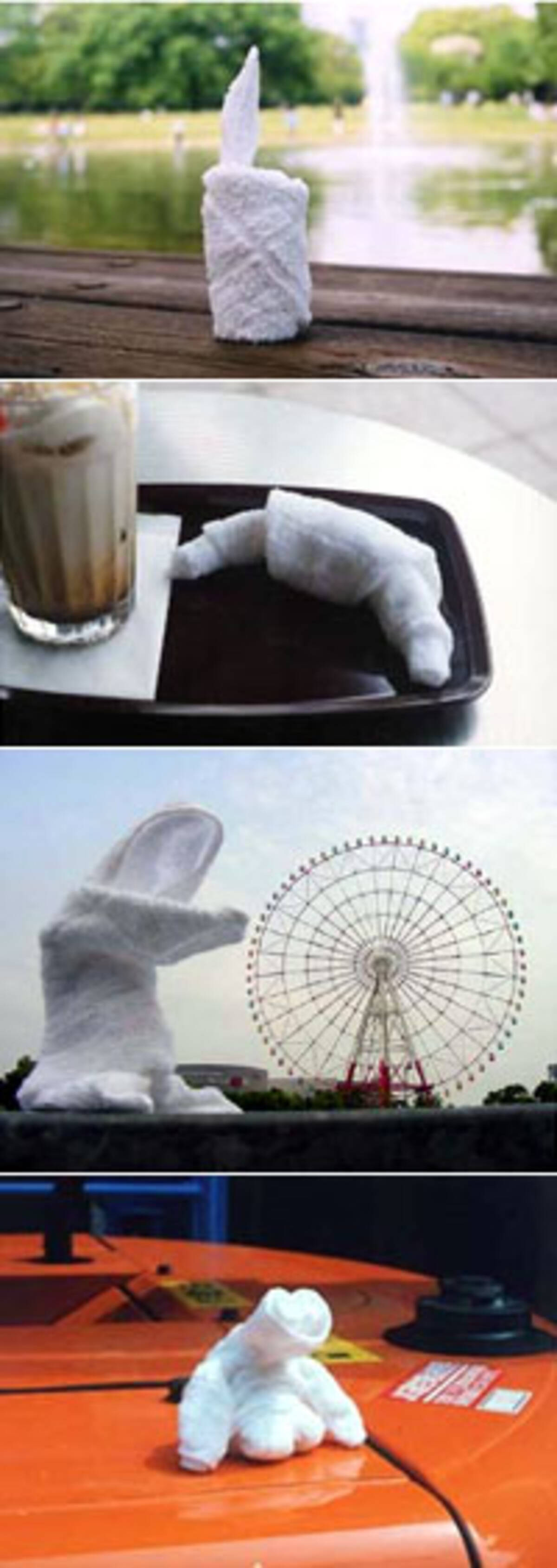 ゆるくてシュールな おしぼりアート の世界 06年6月15日 エキサイトニュース