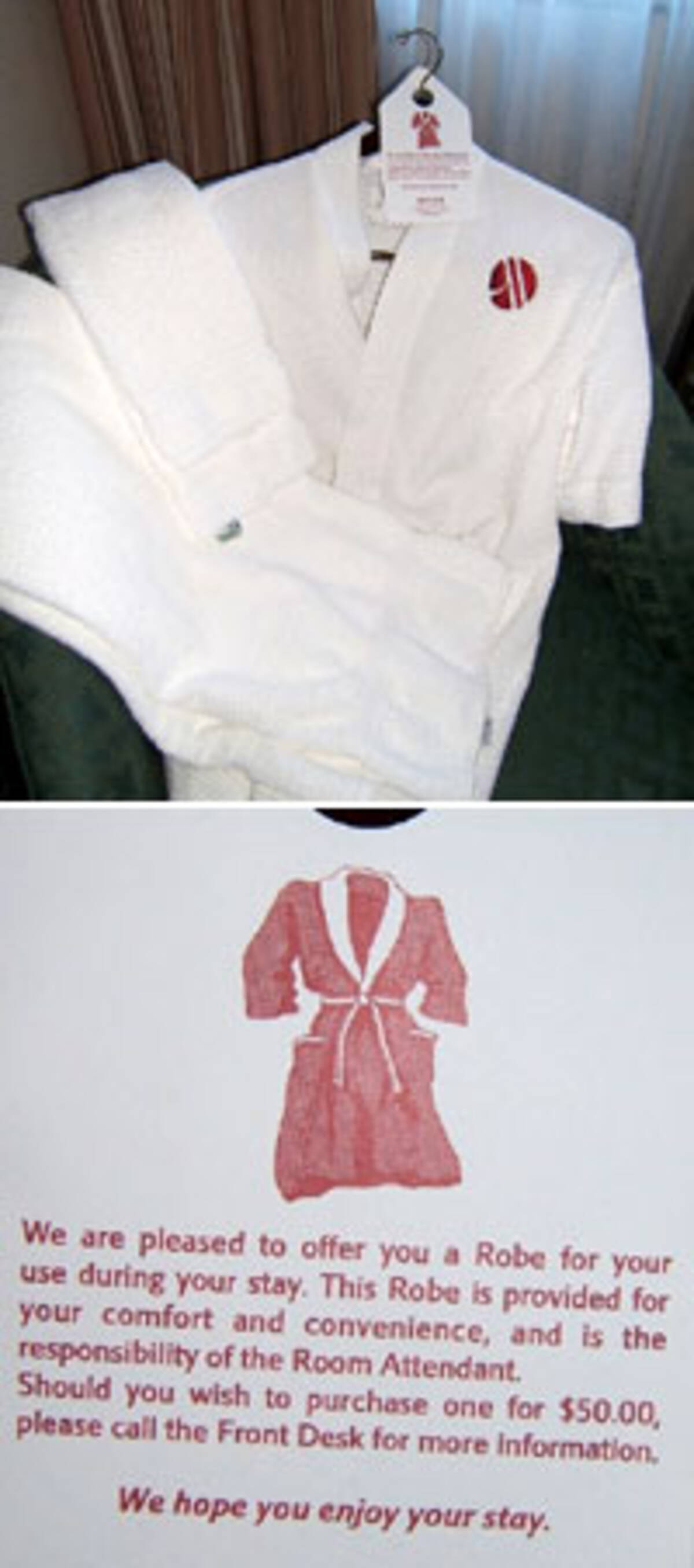 やっぱりホテルのタオルは持ち帰ってはいけないのだ 07年11月16日 エキサイトニュース