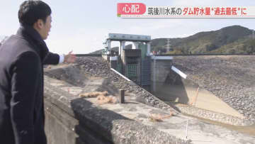 【少雨】筑紫野市で「減圧給水」始まる　筑後川水系3つのダム貯水量 “過去最低”　今後は　福岡