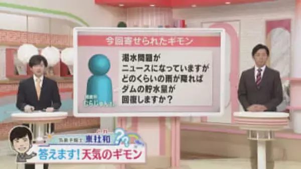どのくらいの雨が降れば福岡のダム貯水量は回復する？　東気象予報士が解説