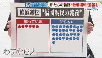 知っていますか　福岡県民の「通報義務」 飲食店に飛び込み訪問で「練習」も　飲酒運転ゼロへ⑪