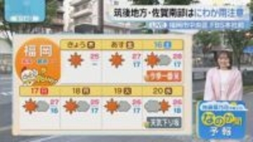 佐藤菜乃花気象予報士のお天気情報　バリはやッ!　5月14日