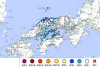 【地震】再び大きな揺れ　島根で震度5弱　各地の震度を詳しく
