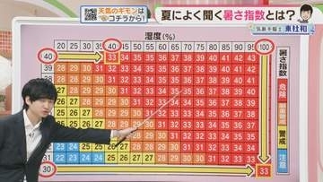 暑さ指数とは？　気温だけではないんです　東気象予報士が解説　【お天気メモ】