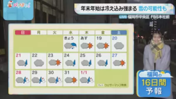 佐藤菜乃花気象予報士のお天気情報　バリはやッ!　12月17日
