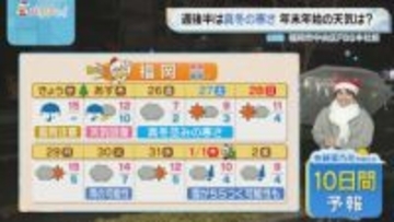 佐藤菜乃花気象予報士のお天気情報　バリはやッ!　12月24日