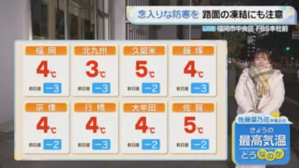 佐藤菜乃花気象予報士のお天気情報　バリはやッ!　1月22日