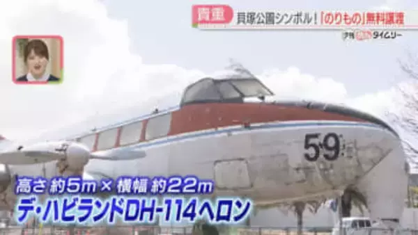 貝塚公園の「シンボル」一部を無料で譲渡　国内で2機のみの飛行機　博覧会に展示の車も　福岡