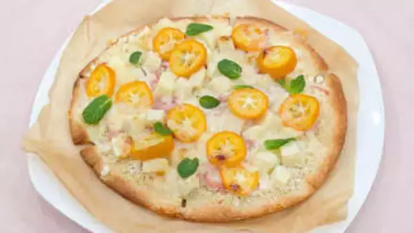 『おからのアイデアレシピ』栄養たっぷり【おから入りフルーツピザ】