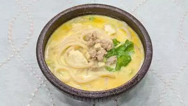 『新生活応援！パパっと作れるごはん』包丁いらず【豆乳カレーうどん】