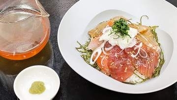 『ラクうまごはん』簡単なのに本格的！【中華風海鮮茶漬け】