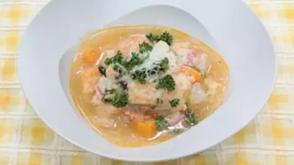 『冬野菜レシピ』イタリアの家庭料理をお手軽に【冬野菜のリボリータスープ】