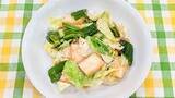 「『フライパンひとつで作ろう』回鍋肉風【厚揚げと野菜のみそ炒め】」の画像1