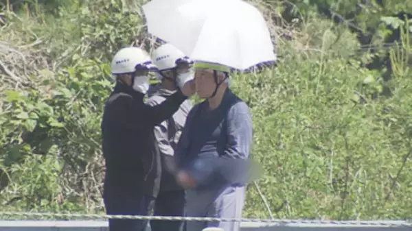 “磐越道部活バス事故”　容疑者が事故現場へ　実況見分始まる　福島