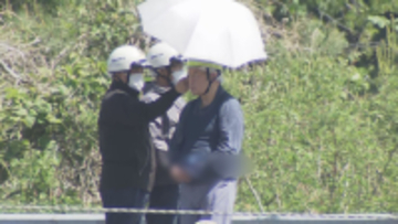 “磐越道部活バス事故”　容疑者が事故現場へ　実況見分始まる　福島