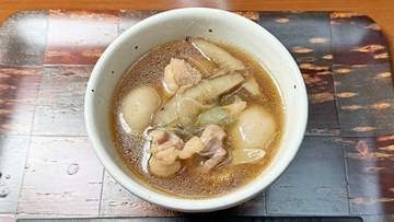 『ゴジてれChu！キャラバンin猪苗代』郷土料理アレンジ【鶏とごぼうのすいとん汁】