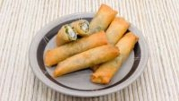 『福島の海の幸を使ったウオメシ』しっかり巻いてカリッと♪【三色春巻き】