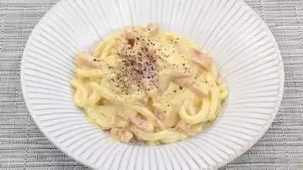 『春は卵』うま味の相乗効果でおいしく！【和風カルボナーラうどん】