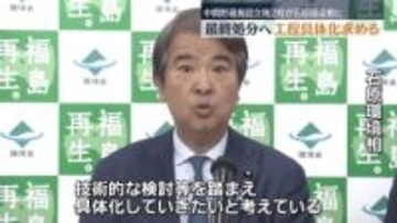除去土壌の最終処分へ　工程のさらなる具体化を環境省に求める　福島