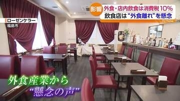 消費税1％案に賛否　家計支援に期待も外食業界は懸念