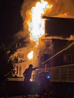 郡山市大槻町の住宅で火事　この家に住む２人を病院に搬送　福島県