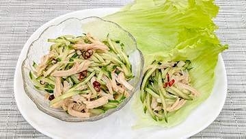 『きゅうり大量活用術』食感を残す炒め方が肝【きゅうりと鶏肉のレタス包み】