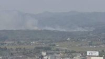 喜多方市塩川町で林野火災　延焼が続く　塩川町駒形地区の一部に避難指示
