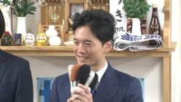 福島市長選挙　当選確実の一報を受けて　新人・馬場雄基氏(33)が喜びの声