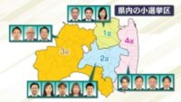 福島4選挙区に15人が立候補（午前9時現在・県選管発表）