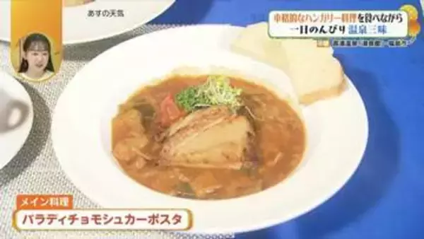 ハンガリー料理と日帰り入浴がセット!?福島市の高湯温泉にある「湯食館」で楽しめる人気のランチプランとは？