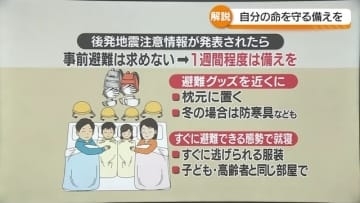 何をどうする？「北海道・三陸沖後発地震注意情報」　福島