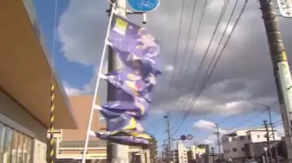 暴風で飛ばされた看板が50代女性に直撃しケガ…3つの公共施設でも防水シート剥離などの被害　福島