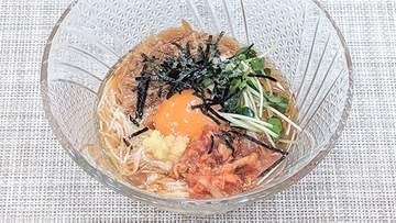 『残暑をのり切るスタミナ料理』グルテンフリー【スタミナ長芋そうめん】