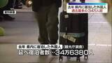 「去年県内に宿泊した外国人は34万人超　3年連続で過去最多を更新　福島」の画像1