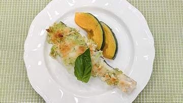 『時短簡単・パッとサッとドンな料理』サクふわ食感【白身魚のバジル風味焼き】