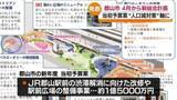 「西口ロータリーの改修や駅前広場の整備事業に1億5千万円など　郡山市の新年度の当初予算案」の画像1